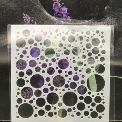 13 cm-es négyzetes textúra blokk barkácsolás rétegező sablonok falfestés album színező dombornyomott album dekoratív kártya sablon