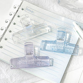 Stabil bilincs Kényelmes irodai kompakt jegyzettartó Sorjamentes dokumentumbilincs Repedésmentes iskolai kellékek