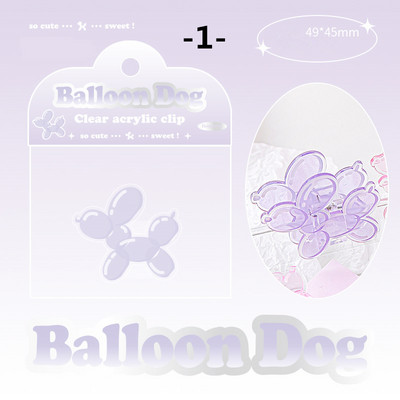 Mr. Paper 4 Design Ακρυλικό κλιπ Πρακτική διαφανής κόλλα που στάζει πεταλούδα σχήματος πεταλούδα Πολυλειτουργική κορεάτικη γραφική ύλη