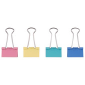 4 vnt Deli 25 mm spalvoto metalo segtuvų segtukai maži įrišimo žymės Biuro reikmenys mokinių knygų aplankams namų dekoravimo įrankis