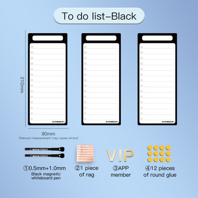 Elfin könyv újrafelhasználható mágneses puha tábla hűtőszekrény matricák letörölhető cetlik Üzenőtábla Oktató gyakorlat konyhai tábla