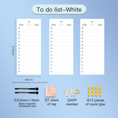 Elfin könyv újrafelhasználható mágneses puha tábla hűtőszekrény matricák letörölhető cetlik Üzenőtábla Oktató gyakorlat konyhai tábla