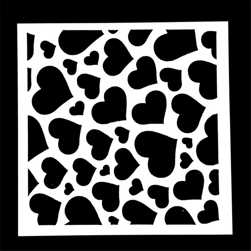 1 komad Bijela svjetlucava zvijezda Šablona za višekratnu upotrebu Airbrush Slikarska umjetnost DIY Šablona za slikanje Home Decor Scrap Album Album Craft