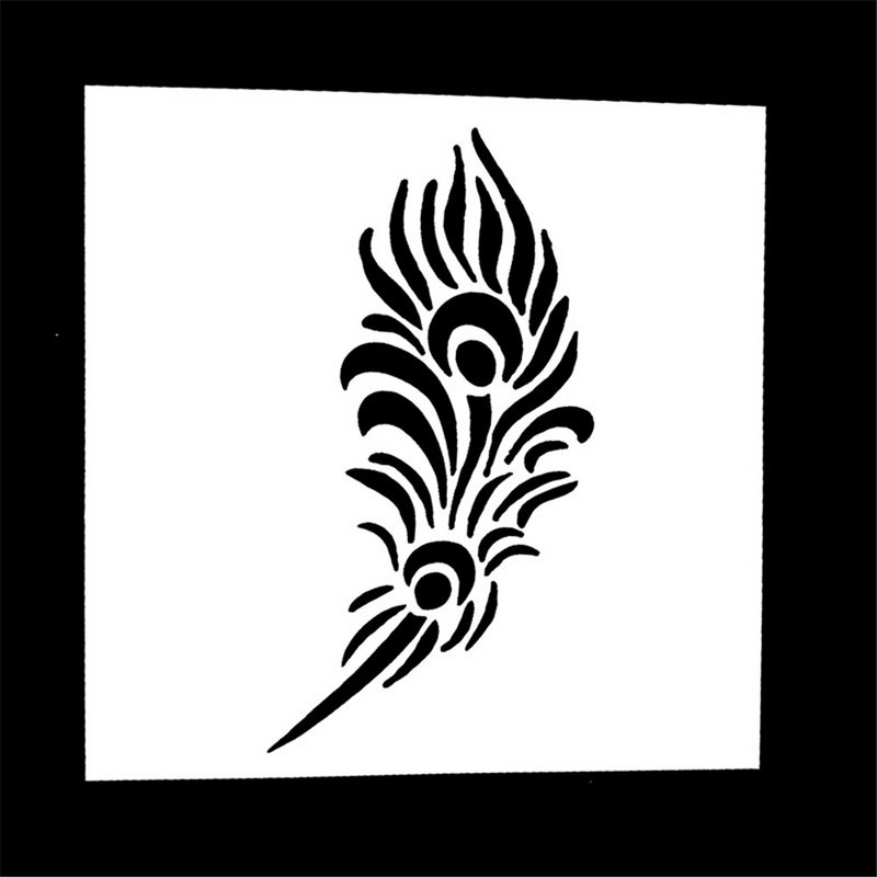 1 komad Bijela svjetlucava zvijezda Šablona za višekratnu upotrebu Airbrush Slikarska umjetnost DIY Šablona za slikanje Home Decor Scrap Album Album Craft