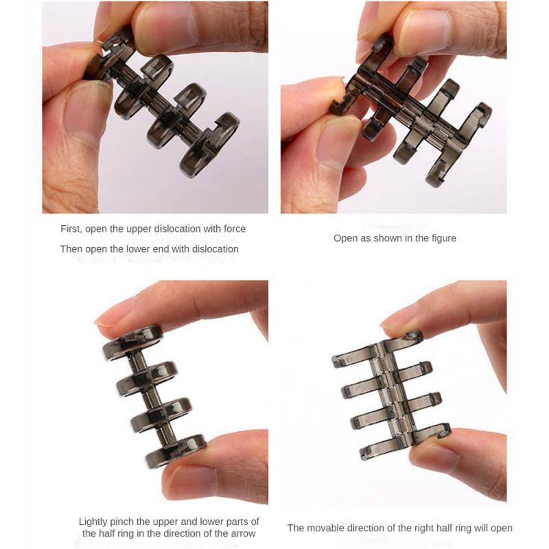 Įrišimas Stilingas ir šiuolaikiškas, lengvai surenkamas ir išardomas daugiafunkcis patvarus ir ilgaamžis palaidų lapų segtuvas