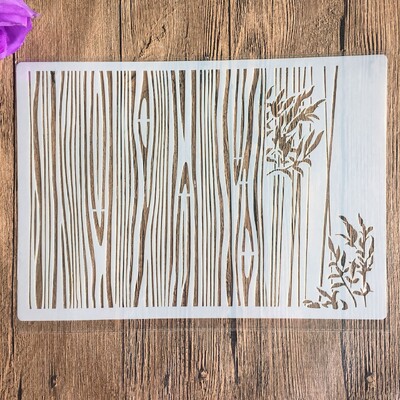 A4 29 *21cm DIY Stencils Falfestmény Scrapbook Színező Dombornyomó Album Dekoratív Papír Kártyasablon, Fali Mandala levél