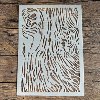 A4 29 *21cm DIY Stencils Falfestmény Scrapbook Színező Dombornyomó Album Dekoratív Papír Kártyasablon, Fali Mandala levél