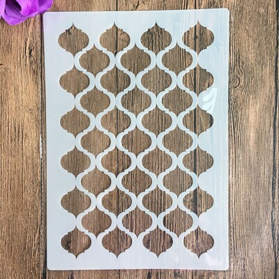 A4 29 *21cm DIY Stencils Falfestmény Scrapbook Színező Dombornyomó Album Dekoratív Papír Kártyasablon, Fali Mandala levél