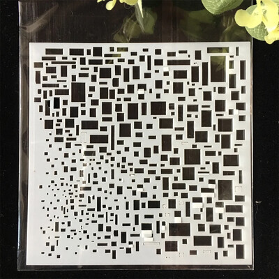 Πρότυπο διακοσμητικής κάρτας άλμπουμ 5" Νέο Vintage ρολόι DIY Layering Στένσιλ ζωγραφικής τοίχου