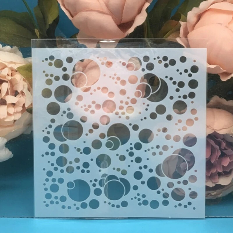 Πρότυπο διακοσμητικής κάρτας άλμπουμ 5" Νέο Vintage ρολόι DIY Layering Στένσιλ ζωγραφικής τοίχου