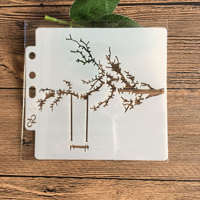 13*13 cm DIY sablonok Festmény Scrapbook Színező Dombornyomó Album Dekoratív Papír Kártyasablon