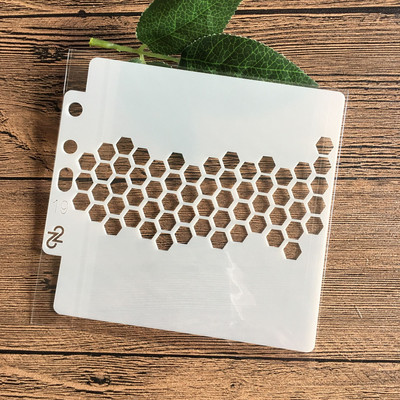 13*13 cm DIY sablonok Festmény Scrapbook Színező Dombornyomó Album Dekoratív Papír Kártyasablon