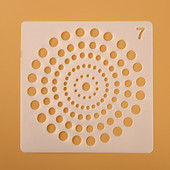 Üreges kerek mandala segédsablonok falfestéshez Scrapbooking bélyegalbum dekor dombornyomott papír kártya sablon