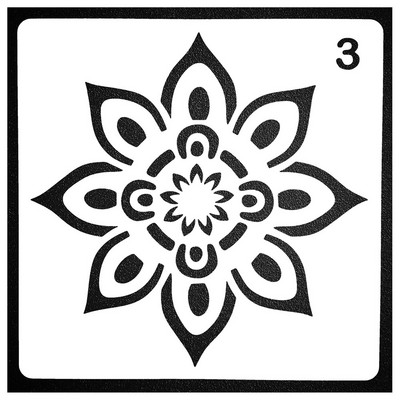 Üreges kerek mandala segédsablonok falfestéshez Scrapbooking bélyegalbum dekor dombornyomott papír kártya sablon