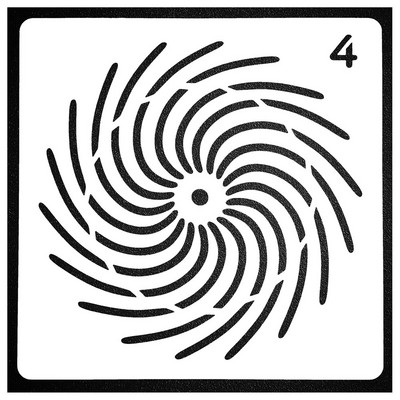 Üreges kerek mandala segédsablonok falfestéshez Scrapbooking bélyegalbum dekor dombornyomott papír kártya sablon