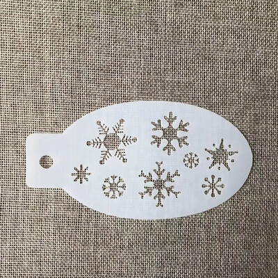 5,3*3 hüvelykes hópehely arcfestő sablonok festéshez Scrapbook színező dombornyomott album dekoratív sablon