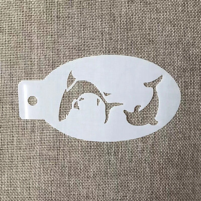 5,3*3 hüvelykes hópehely arcfestő sablonok festéshez Scrapbook színező dombornyomott album dekoratív sablon