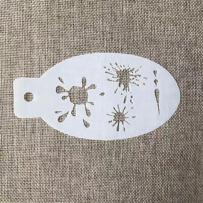 5,3*3 hüvelykes hópehely arcfestő sablonok festéshez Scrapbook színező dombornyomott album dekoratív sablon