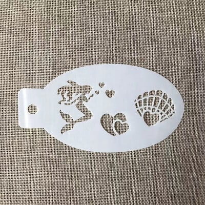 5,3*3 hüvelykes hópehely arcfestő sablonok festéshez Scrapbook színező dombornyomott album dekoratív sablon