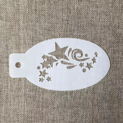 5,3*3 hüvelykes hópehely arcfestő sablonok festéshez Scrapbook színező dombornyomott album dekoratív sablon