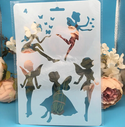 1db 20x14cm téglalap keret Barkácsolás Rétegező Sablonok Falfestés Scrapbook Színező Dombornyomó Album Dekoratív Kártyasablon