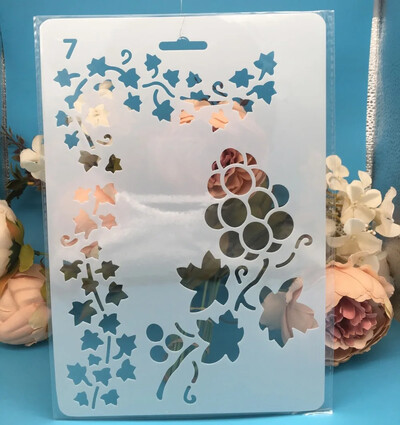 1db 20x14cm téglalap keret Barkácsolás Rétegező Sablonok Falfestés Scrapbook Színező Dombornyomó Album Dekoratív Kártyasablon