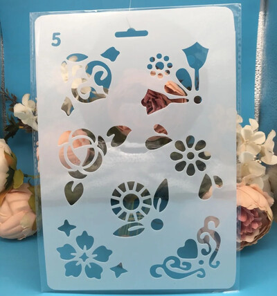 1db 20x14cm téglalap keret Barkácsolás Rétegező Sablonok Falfestés Scrapbook Színező Dombornyomó Album Dekoratív Kártyasablon