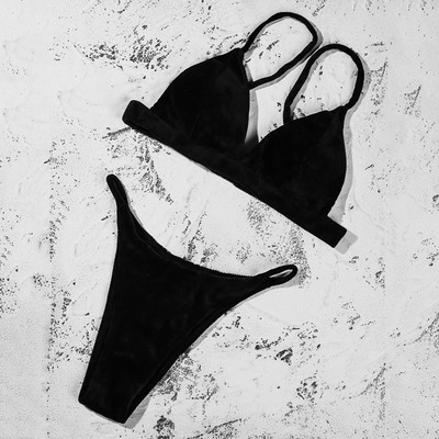 ZTVitality szexi fürdőruhák női bikinik Push Up bikini 2020 új érkezés tömör, párnázott pántokkal, alacsony derékú fürdőruha brazil biquini