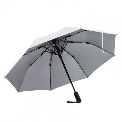 Преносим чадър за вентилатор, акумулаторен чадър за слънце 3 в 1, спрей за мъгла, блокиращ ултравиолетовите лъчи, останете защитени с този летен сенник