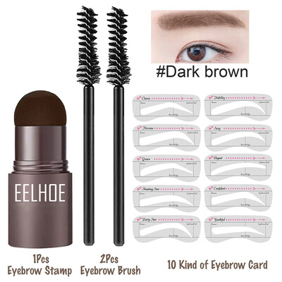 2023 One Step Bowrow Stamp Shaping Kit Σετ Μακιγιάζ Φρυδιών Αδιάβροχο στένσιλ απόχρωση περιγράμματος Φυσικό ραβδί Hairline Cosmetics Enhance