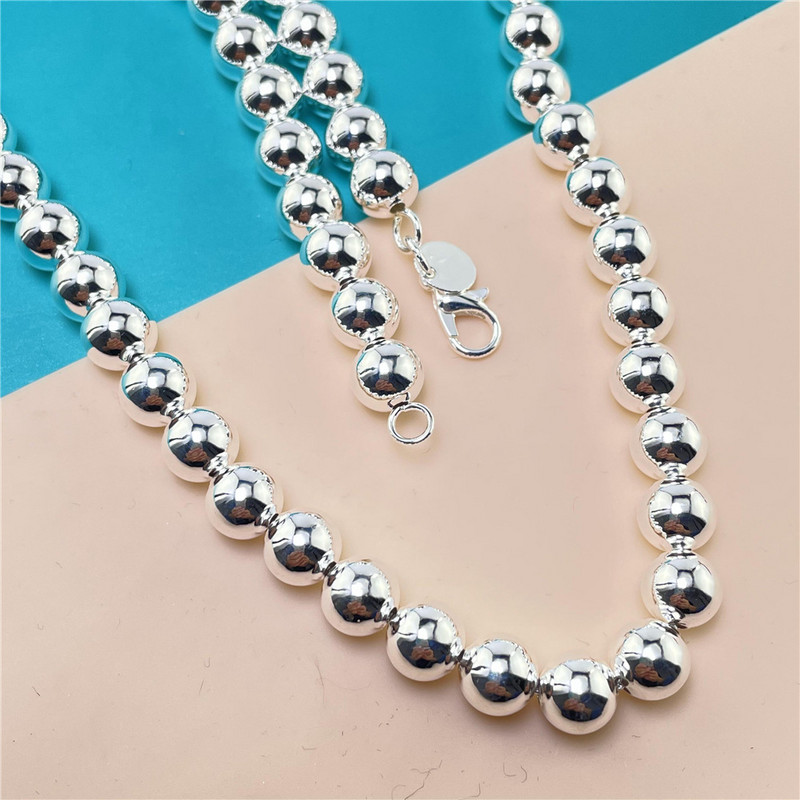 6MM 8MM 10MM Ogrlica od budističkih perli Lanac Ogrlica za žene Fini nakit