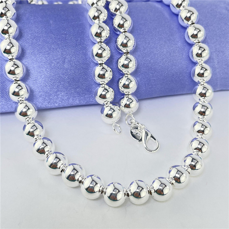 6MM 8MM 10MM Ogrlica od budističkih perli Lanac Ogrlica za žene Fini nakit