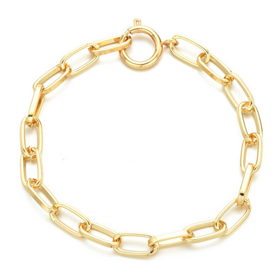 ZMZY Висококачествени гривни за мъже, жени позлатени пънк верижни гривни на ръката Бижута Подаръци Тенденция