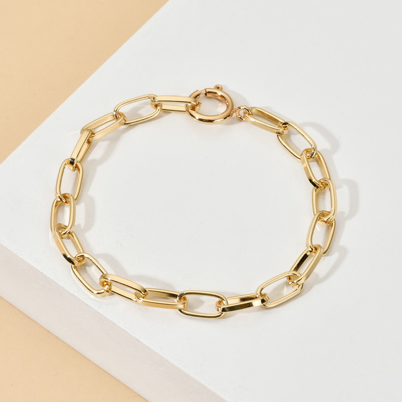 ZMZY Висококачествени гривни за мъже, жени позлатени пънк верижни гривни на ръката Бижута Подаръци Тенденция