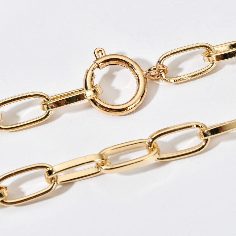 ZMZY Висококачествени гривни за мъже, жени позлатени пънк верижни гривни на ръката Бижута Подаръци Тенденция