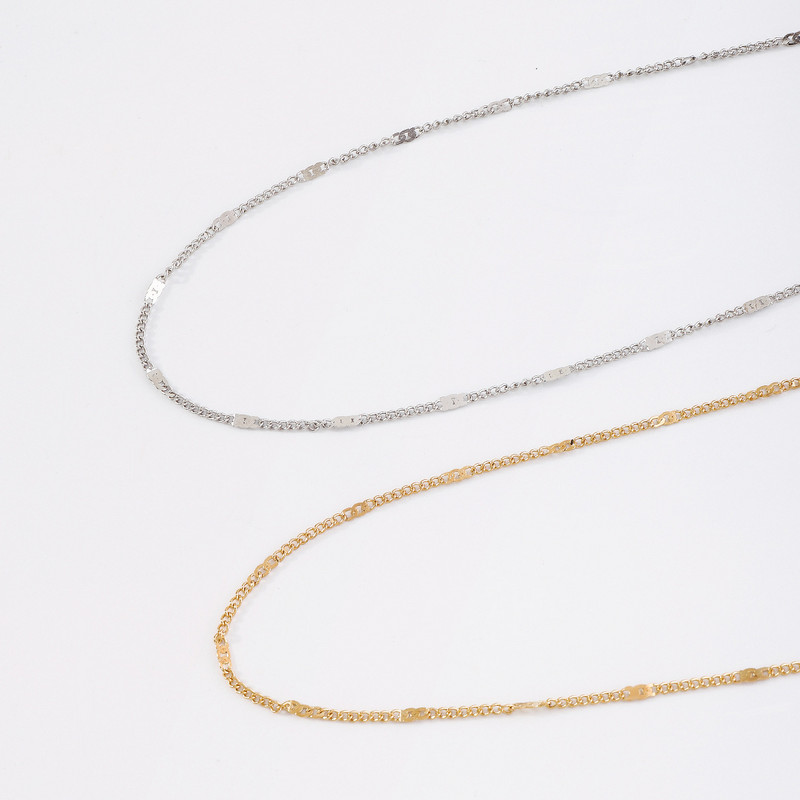 Европейски и американски трансгранични модни бижута еднослойна метална верига дамска верига за кръста модна секси проста верига за тяло на едро