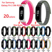 Tschick Alkalmas Samsung Galaxy Fit 2 szövött nylon hurkos SM-R220 nylon tépőzáras szíjhoz