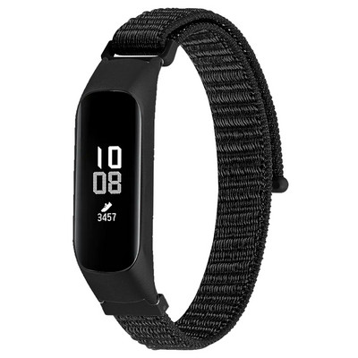 Tschick Alkalmas Samsung Galaxy Fit 2 szövött nylon hurkos SM-R220 nylon tépőzáras szíjhoz