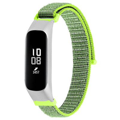 Tschick Alkalmas Samsung Galaxy Fit 2 szövött nylon hurkos SM-R220 nylon tépőzáras szíjhoz