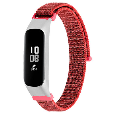 Tschick Alkalmas Samsung Galaxy Fit 2 szövött nylon hurkos SM-R220 nylon tépőzáras szíjhoz