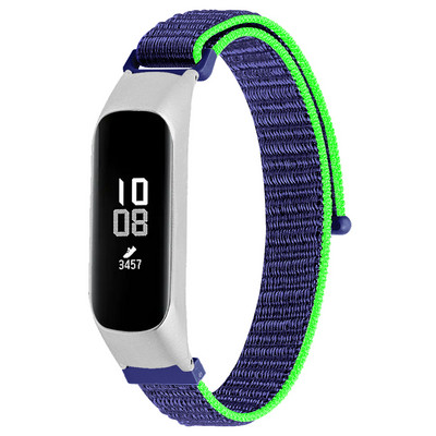 Tschick Alkalmas Samsung Galaxy Fit 2 szövött nylon hurkos SM-R220 nylon tépőzáras szíjhoz