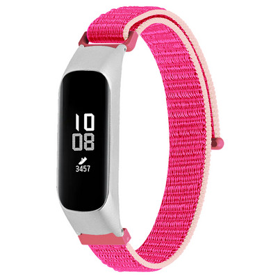 Tschick Alkalmas Samsung Galaxy Fit 2 szövött nylon hurkos SM-R220 nylon tépőzáras szíjhoz