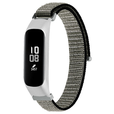 Tschick Alkalmas Samsung Galaxy Fit 2 szövött nylon hurkos SM-R220 nylon tépőzáras szíjhoz
