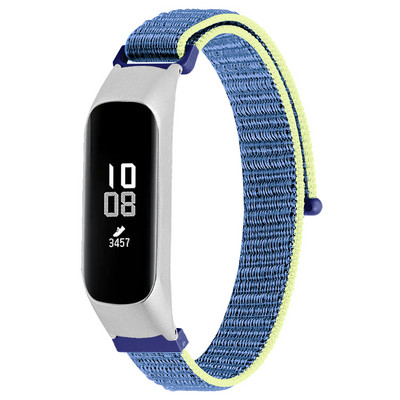Tschick Alkalmas Samsung Galaxy Fit 2 szövött nylon hurkos SM-R220 nylon tépőzáras szíjhoz