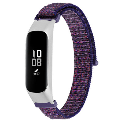 Tschick Alkalmas Samsung Galaxy Fit 2 szövött nylon hurkos SM-R220 nylon tépőzáras szíjhoz