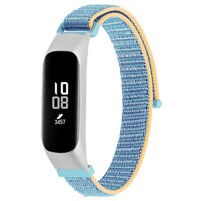 Tschick Alkalmas Samsung Galaxy Fit 2 szövött nylon hurkos SM-R220 nylon tépőzáras szíjhoz