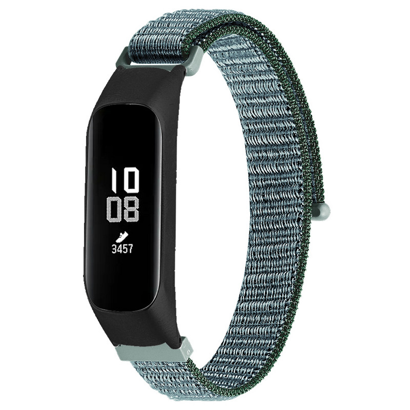 Tschick Alkalmas Samsung Galaxy Fit 2 szövött nylon hurkos SM-R220 nylon tépőzáras szíjhoz