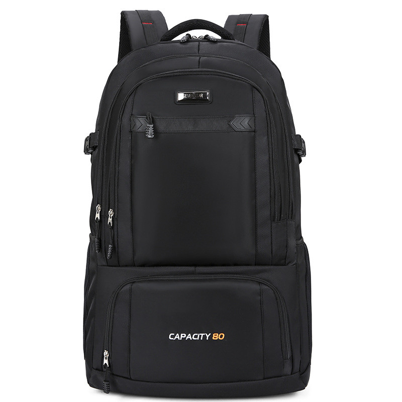 Lielas ietilpības mugursoma 80 litru vīriešu bagāžas soma Alpīnisma soma āra biznesa ceļojumiem Ūdensizturīga īpaši liela mugursoma pārrobežu ceļojumiem