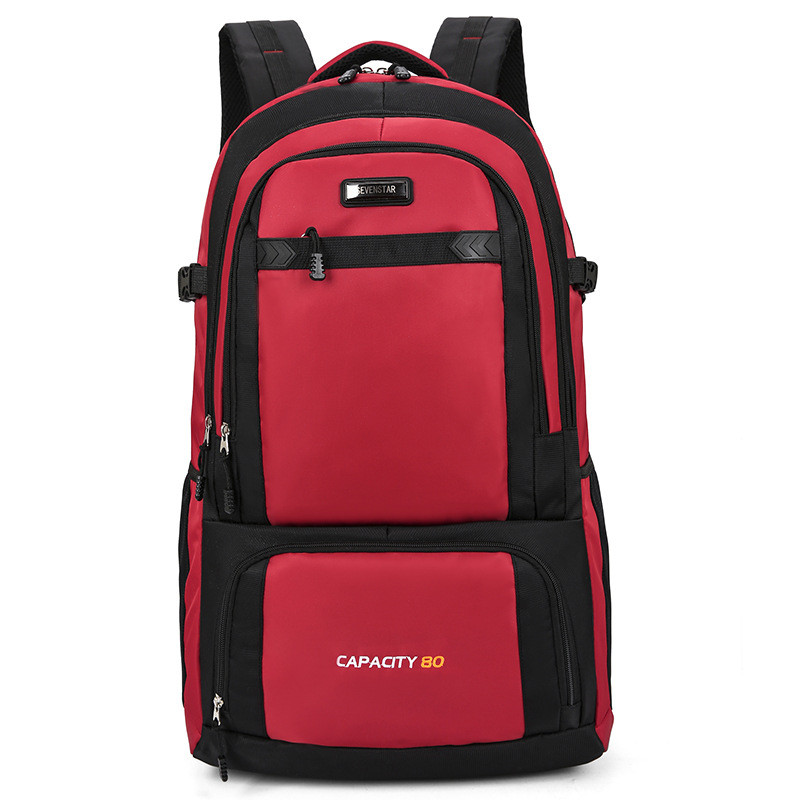 Lielas ietilpības mugursoma 80 litru vīriešu bagāžas soma Alpīnisma soma āra biznesa ceļojumiem Ūdensizturīga īpaši liela mugursoma pārrobežu ceļojumiem