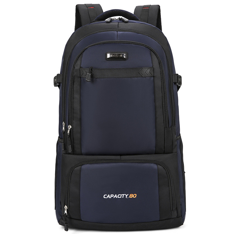 Lielas ietilpības mugursoma 80 litru vīriešu bagāžas soma Alpīnisma soma āra biznesa ceļojumiem Ūdensizturīga īpaši liela mugursoma pārrobežu ceļojumiem